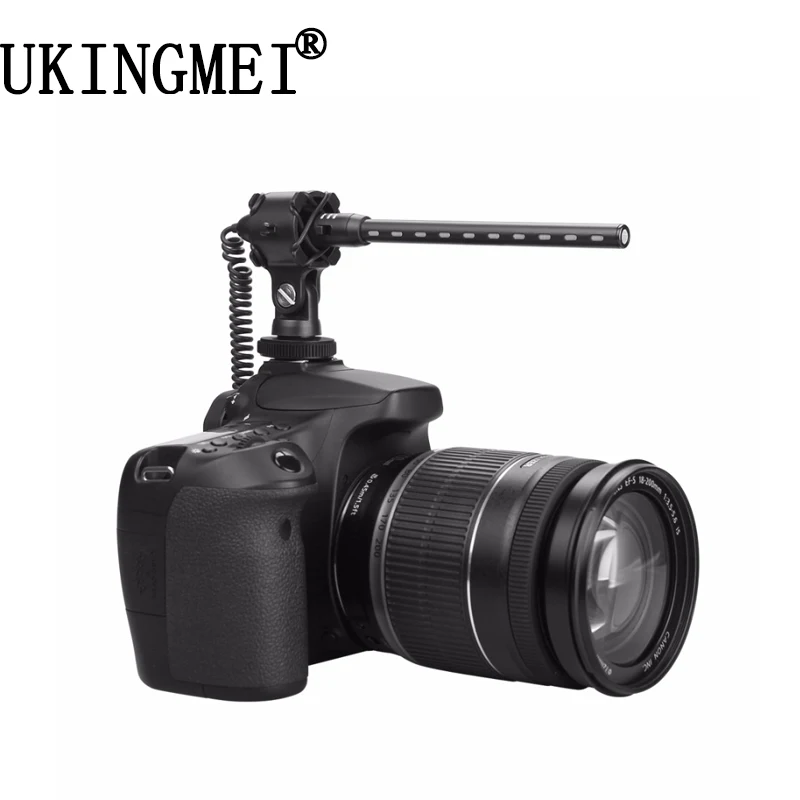 

UK-E188 professional microphone for photography interview recording SLR DV camcorders camera shotgun style microphone