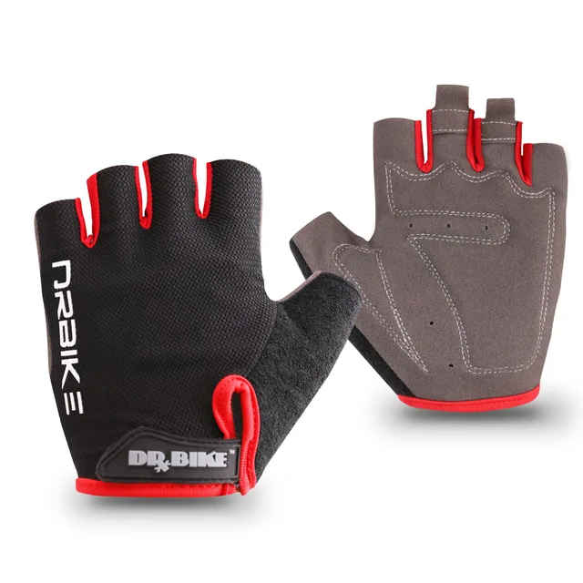US $3.70 Half Finger Cycling Bike Gloves with Absorbing Sweat Design for Men and Women Bicycle Riding Outdoo