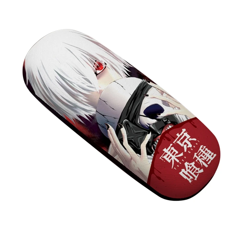 

Tokyo Ghoul NARUTO Cartoon Logo PU Leather Glasses Box Spectacle Case Eyeglasses Case