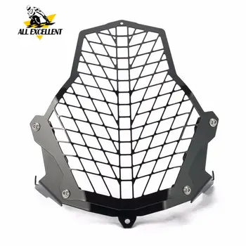 

Black color Front Lamp Light Headlight Grill Guards Protector Cover Net For KTM 1290 1190 Adventure or ADV R decoration parts