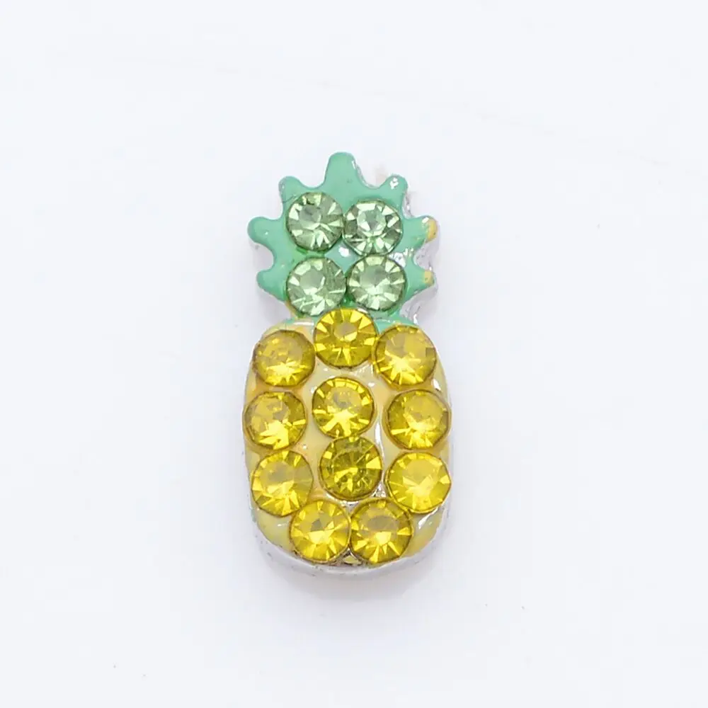 

PINEAPPLE CHARM, floating charms fit floating living lockets FC4317