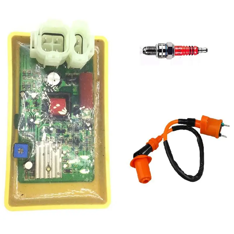 

6 Pin Cdi Adjustable Dc Performance Plug Coil For Gy6 50Cc 250Cc Scooter Moped Atv Part Motorcycle Accessory