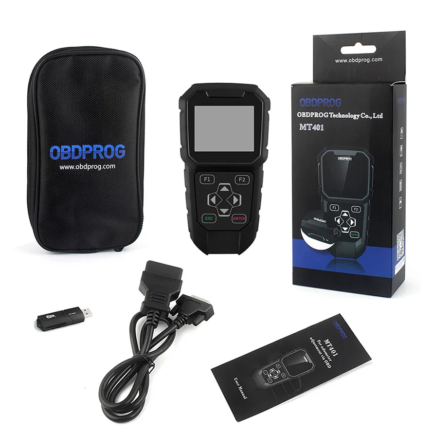 OBDPROG MT401 Настройка счетчика пробега инструмент коррекции OBD2 автомобильный сканер Профессиональный регулировка расстояния ODB2 автомобильный диагностический инструмент