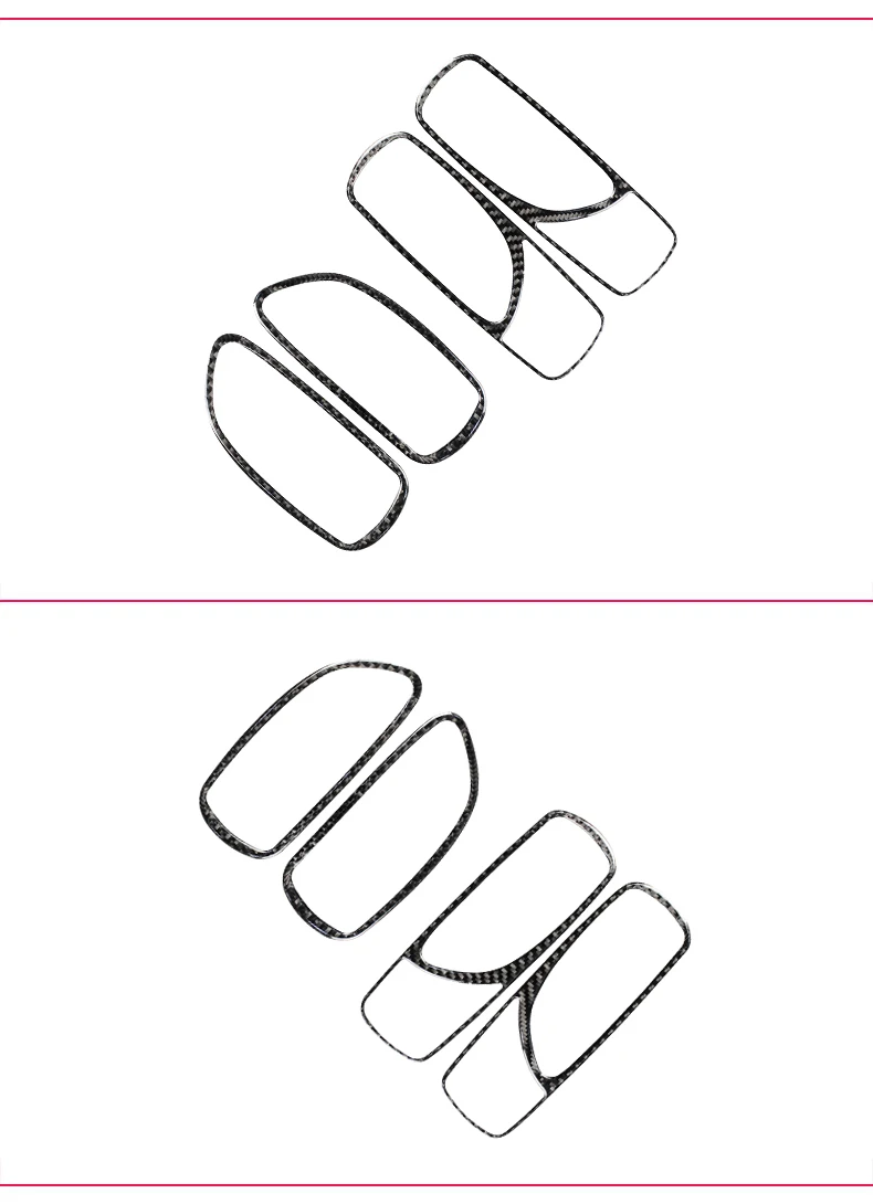 Углеродное волокно интерьер автомобиля дверные ручки крышки отделка двери Чаша наклейки и Стикеры для LEXUS IS250C 300 350C автомобиль Стайлинг Аксессуары