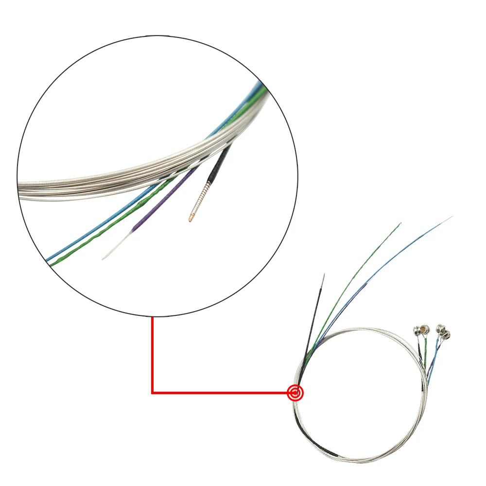 Универсальный полный набор(E-A-D-G) Скрипка струны стальной сердечник Никель-серебряная рана с никелированным шаровым концом