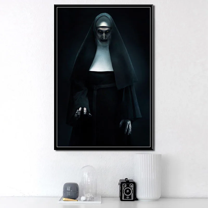 

P426 The Nun Hot Horror Movie Art Painting Silk Canvas Poster Wall Home Decor