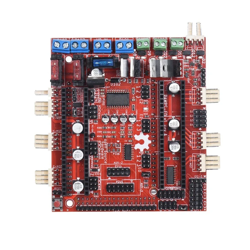 

Controller Board, 3D Printer Motherboard Reprap Ramps-Fd Shield Ramps 1.4 Control Board Compatible For Arduino Due 3D Printer