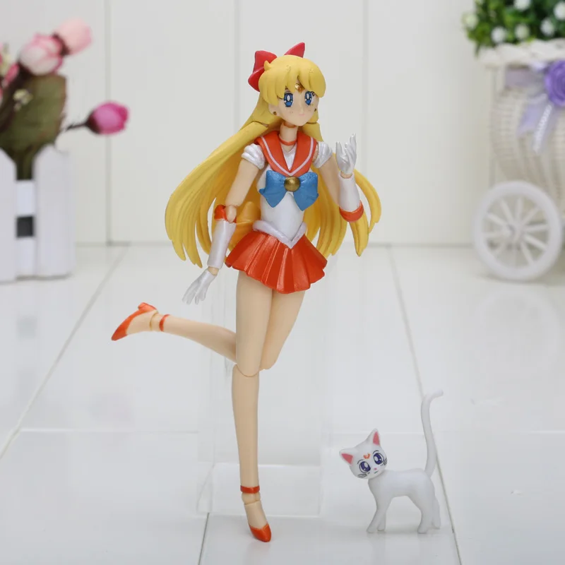 Najtaniej 15cm 6 cali Anime Sailor Moon rtęci Mars wenus tuxedo mask pcv figurka zabawki świąteczne prezenty