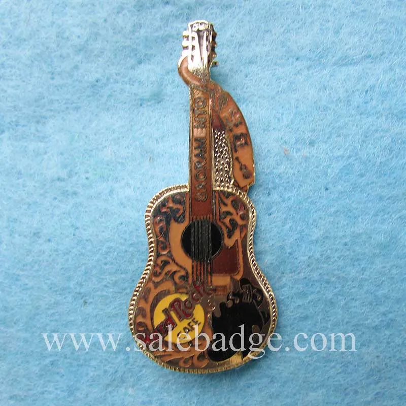 

Custom Metal Music Guitar Gifts Souvenir Lapel Pins Badge