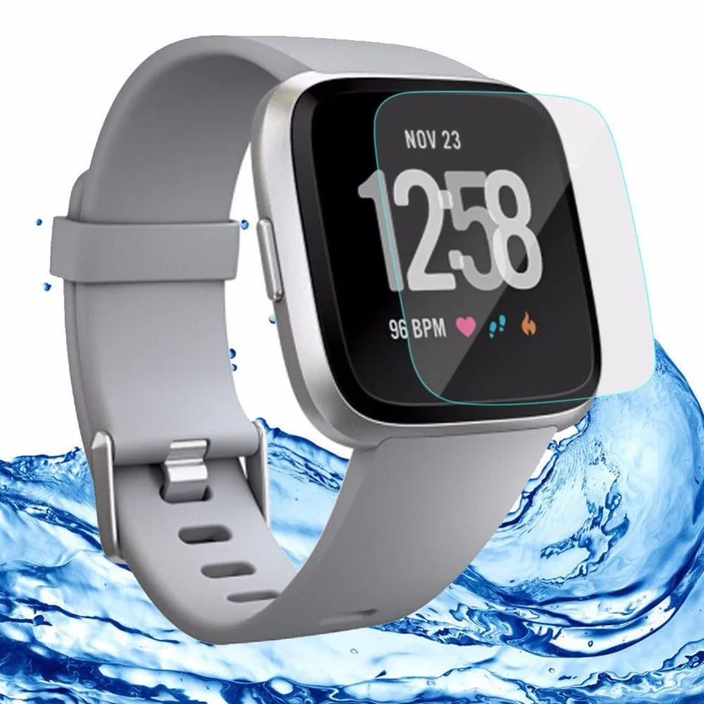 

Rondaful High Quality Explosion-proof TPU HD Full Cover Screen Protectors Film For Fitbit Versa Smart Watch