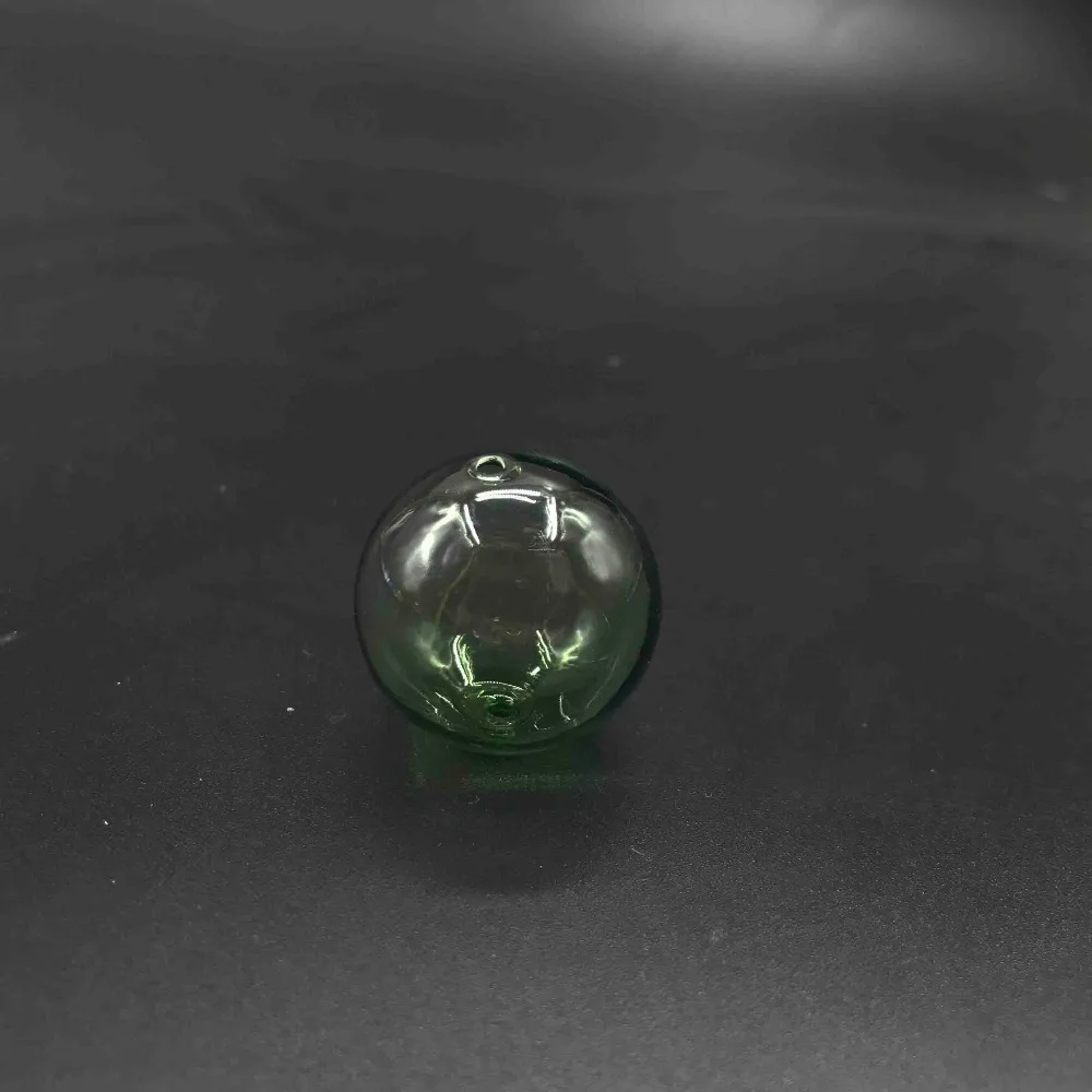 25mm double hole color ball glass globe pendant glass bottle vial pendant perfume oil necklace accessories handmad decor 10pcs