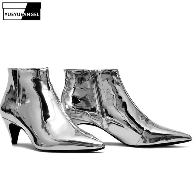 black shiny chelsea boots womens