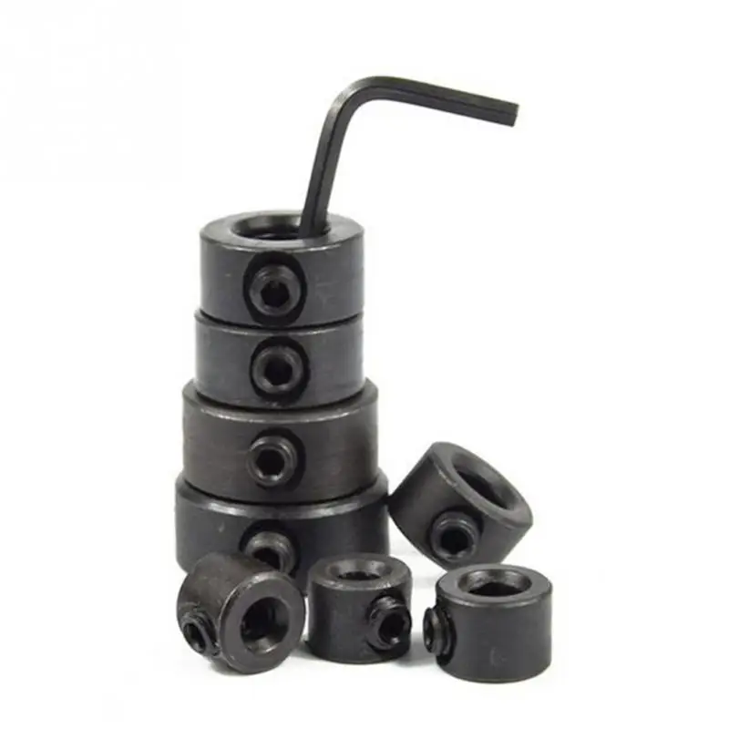 

8Pcs Woodworking Tools Drill Bits Depth Stop Collars Ring Positioner Drill Locator + Hex Wrench ferramentas 3/4/5/6/8/10/12/16mm