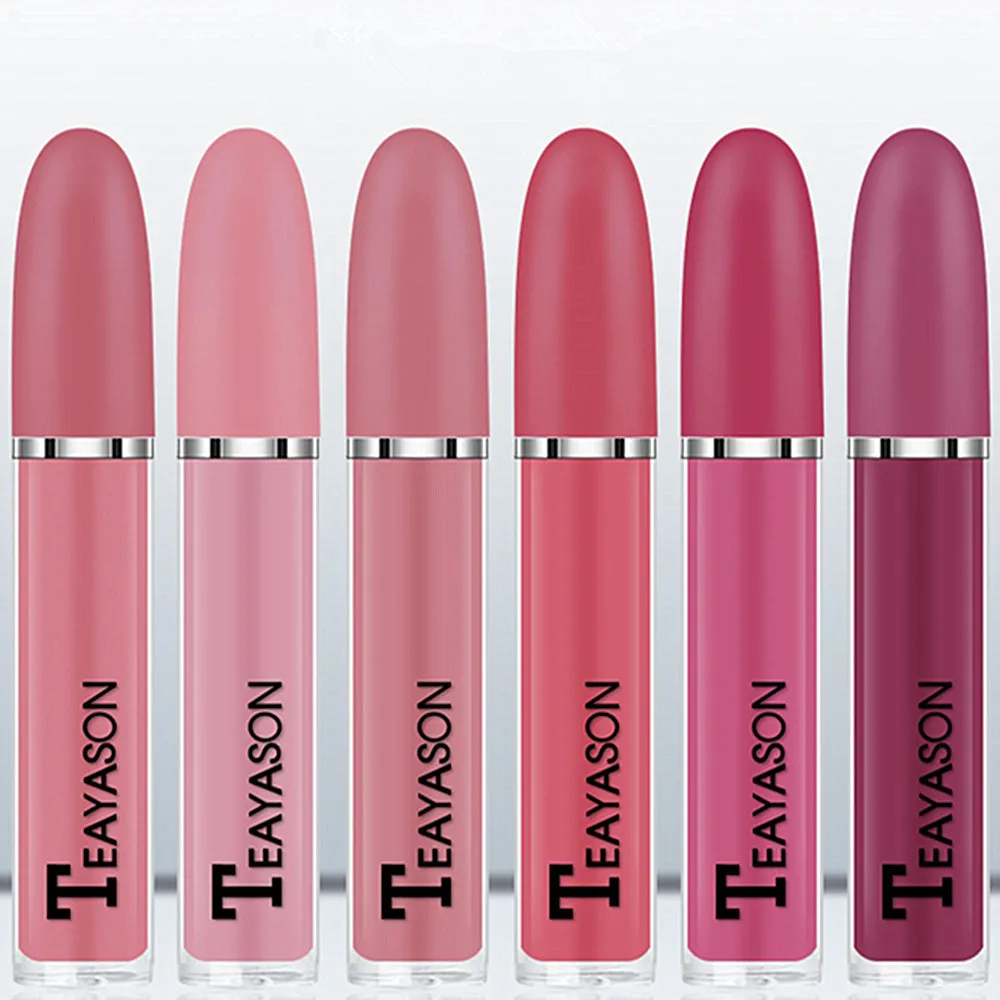 12-Batom-Cor-Fosca-Long-lasting-Rosa-Prova-D-gua-Lip-Gloss-Vermelho-Matiz-Maquiagem-Nude (1)