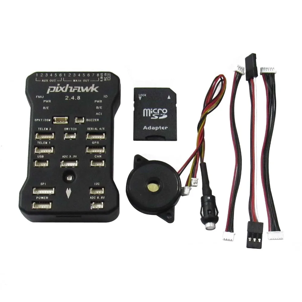 Контроллер полета Pixhawk PX4 2.4.8 NEO 7M GPS 915 МГц 433 телеметрический OSD PPM сплиттер I2C