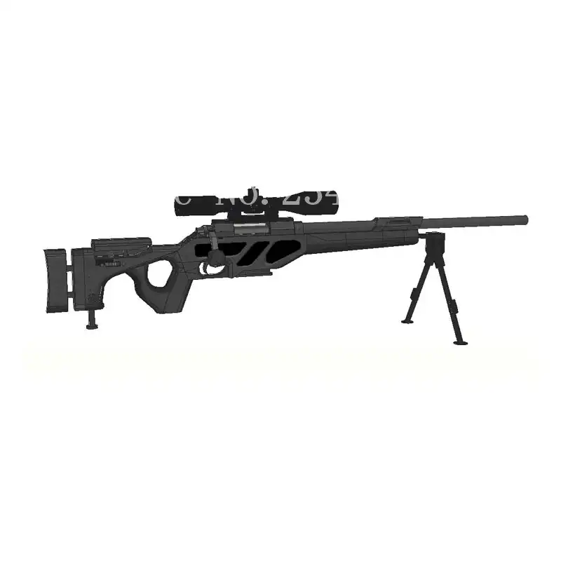 3d Paper Model Scale 1 1 Cs Lr4 High Precision Sniper Rifle Diy Arms Papercraft Handmade Paper Toys For Cosplay Gun No Shoot Toy Car Steering Wheel Toy Dolltoy Novelties Aliexpress