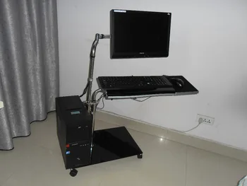 

Free shipping Lazy PC tablet Dual Fans Portable folded Computer stand PCs stand OK611 adjustable