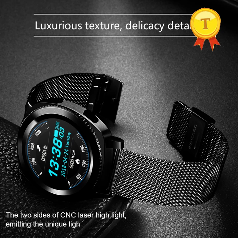 Лучший подарок для жены девушки Спорт Смарт часы smartwatch поддержка сердечного ритма Синхронизация телефонной книги whatsapp линия twitter для ios android