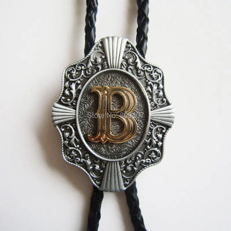 Мужской галстук Bolo Розничная Продажа Западная оригинальная буква Tie надпись A B C D