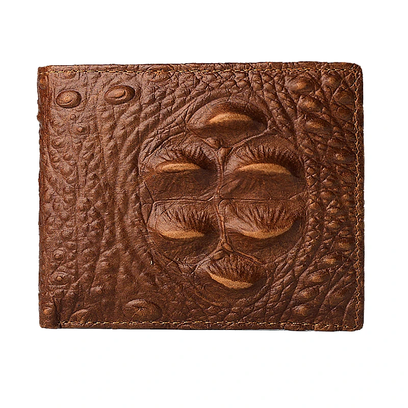 

Famous Men Wallet Genuine Leather Wallet Luxury Brand Design Coin Purse with Money Bag Credit Cards Holder Men's Leather Wallet
