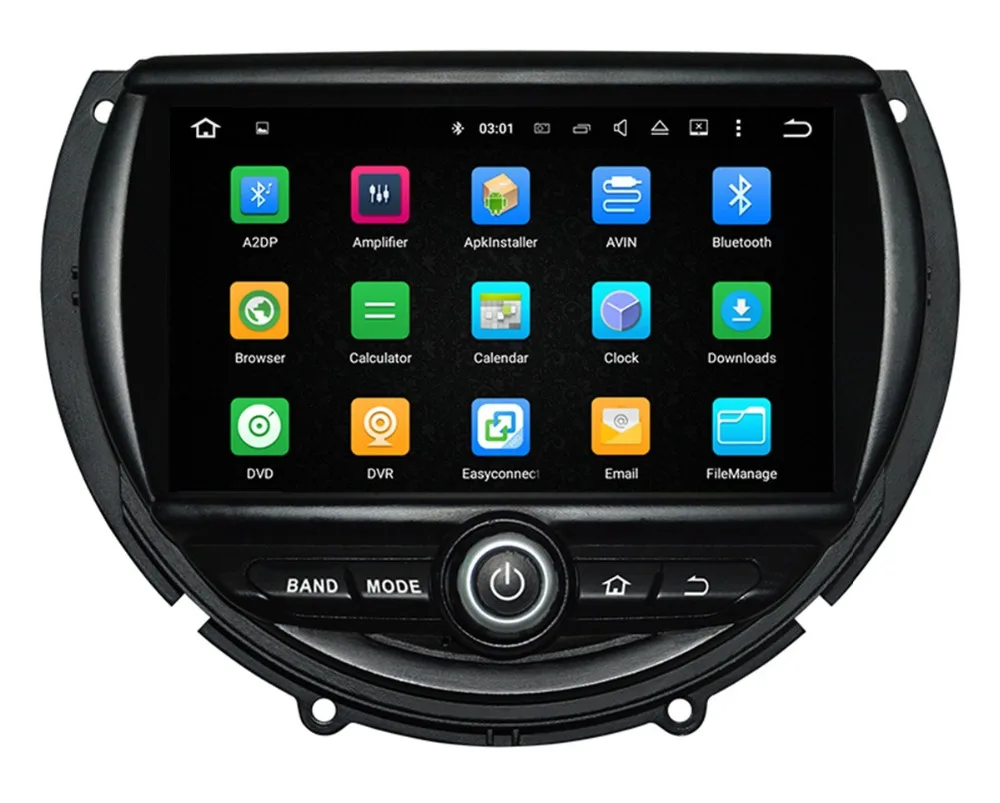 Perfect Android 9 Car GPS Navigation DVD player Headunit For MINI Cooper 2014+ headunit multimedia player autostereo radio tape recorder 3