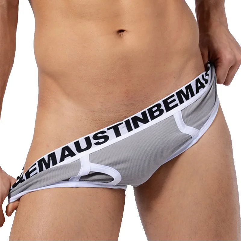 

Free shipping!brand AustinBem briefs genuine men's sexy underwear male body shorts soft cotton solid underwear