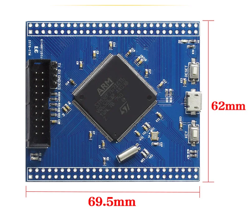 1 шт. STM32F767 макетная плата Cortex M7 маленькая системная STM32F767IGT6 STM32 # Hbm0087|Интегральные