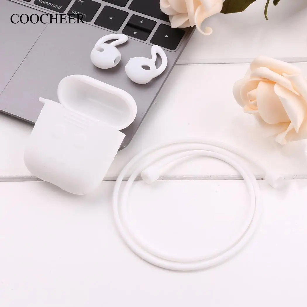 Гарнитура с отверстием для зарядки защитный чехол AirPods Bluetooth прочный|Аксессуары
