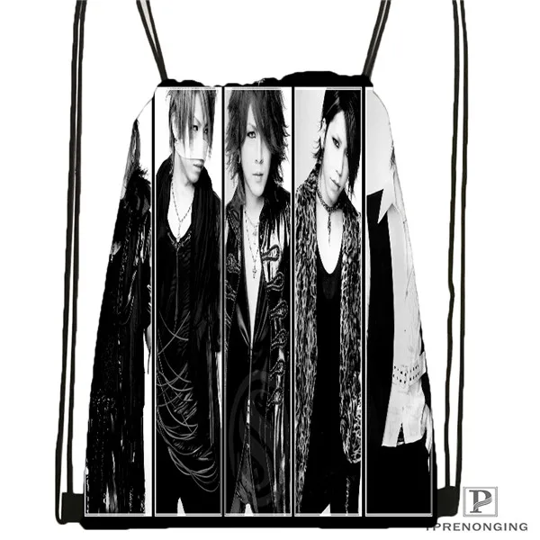 Drawstring Backpack Custom the Gazette by Fxrence походная сумка на шнурке для мужчин и женщин милый рюкзак дети ранец(черная спина) 31x40 см#180531-01-39 - Цвет: Drawstring Backpack