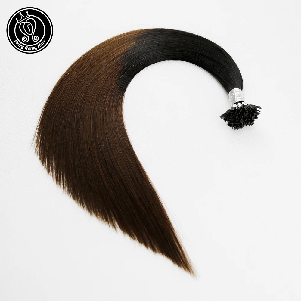Фея Реми трессы Remy плоский наконечник пряди человеческих волос для наращивания 0,8 г/локон 1" прямые капсулы кератин предварительно скрепленные волосы 80 г/упак