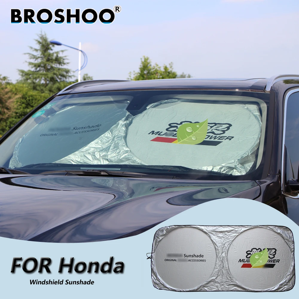 BROSHOO Car Windscreen Sunshade Front Window Sun Shade Windshield Visor