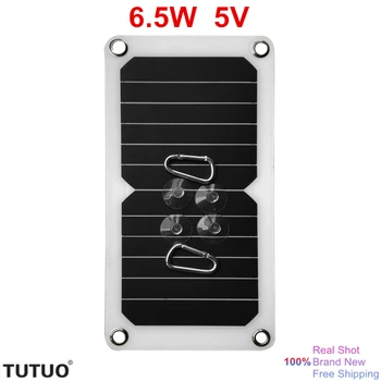 

New 6.5W 5V USB Port Output Solar Energy Charger High Efficiency Sunpower Solar Panel DIY Style Kits for Cellphone etc Device