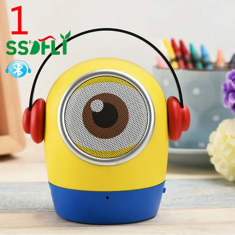 

2019 Fashion Mini Speaker Bluetooth Speaker Portable Speaker TF Card Wireless Speaker Kids Cartoon Gift Support Charger