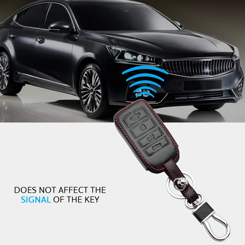 

4 Buttons Car Key Case For Kia Sorento K900 New K7 Cadenza 2017 2018 2019 Remote Control Smart Fob Protector Cover Accessories