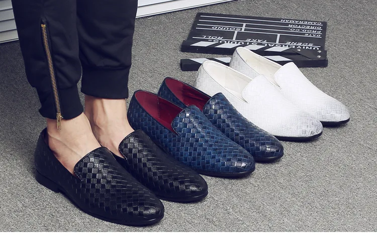 M-anxiu/; модные мужские лоферы из искусственной кожи на плоской подошве; дизайн; Повседневные Вечерние туфли с острым носком; дышащая обувь