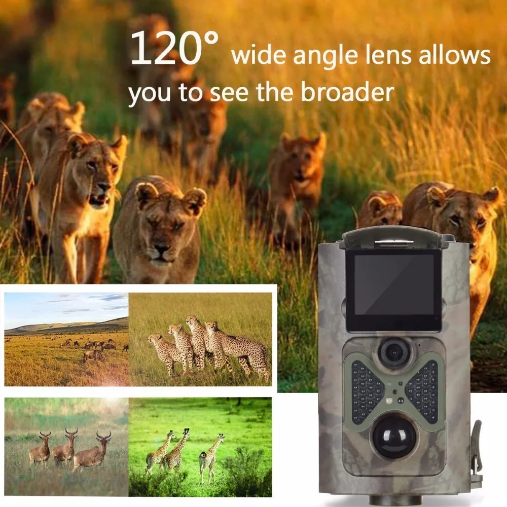 Photo Trap HC550A Scouting Hunting Camera HC-550A HD 1080P 16MP 120 Wide View Angle PIR Sensor Trail Camera 11