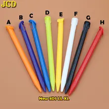 JCD 1 шт. 8 цветов игровая консоль Пластиковый Стилус с сенсорным экраном для Nod New 3DS LL XL игровые аксессуары