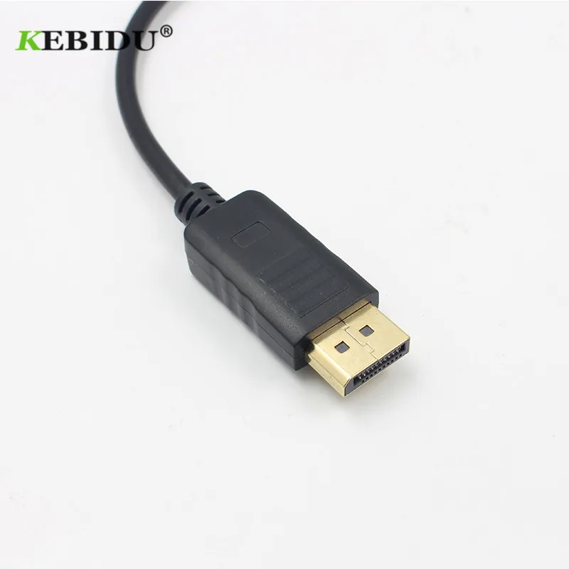 Адаптер kebidu DP к HDMI с поддержкой 1080P HDTV Кабель адаптер конвертер типа Папа мама для