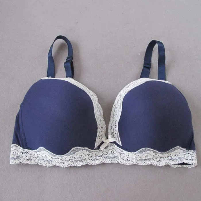 dark-blue-plus-size-bra-wireless-big-cup-bra-32c-34b-36c-36d-38b-38c