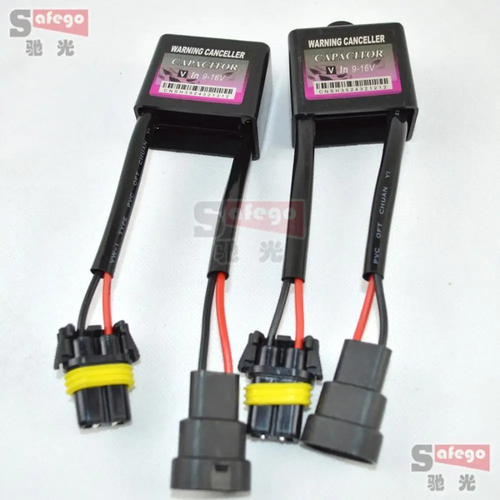 

2pcs hid warning canceller capacitor Xenon HID Kit Error Warning Canceller H1 H3 H4 H7 H8 H9 Canbus Capacitors Computer Decoder