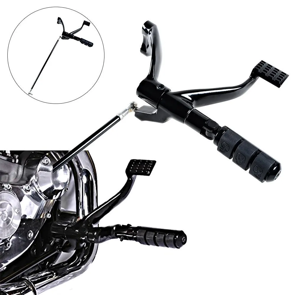 BLACK Forward Controls Pegs Levers Linkages For Harley Sportster 883