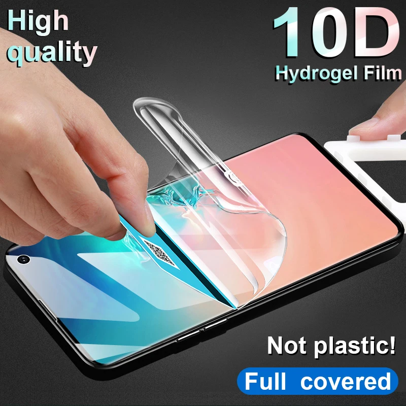 

10D Hydrogel Film For Samsung Galaxy S10 Lite Plus Screen Protector film for Samsung S8 S9 Plus S7 Edge Not Glass Full Cover