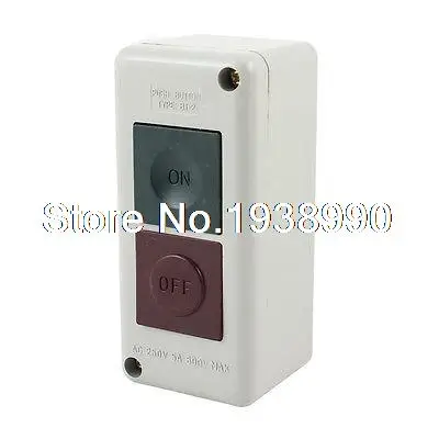 

BT-2 250VAC 5A Momentary On/Off Power Push Button Control Switch