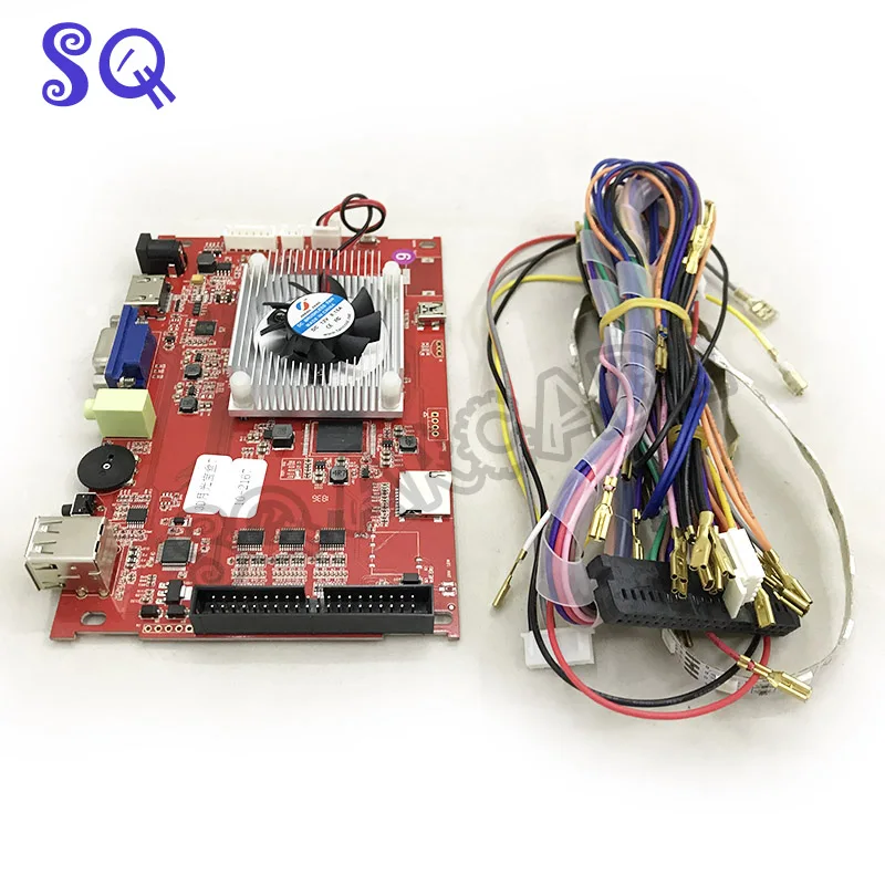 

Pandora 7 3D Games Arcade Console Motherboard VGA HDMI Output Home Version PCB Board Includes 10 pcs 3D Games 2177 in 1
