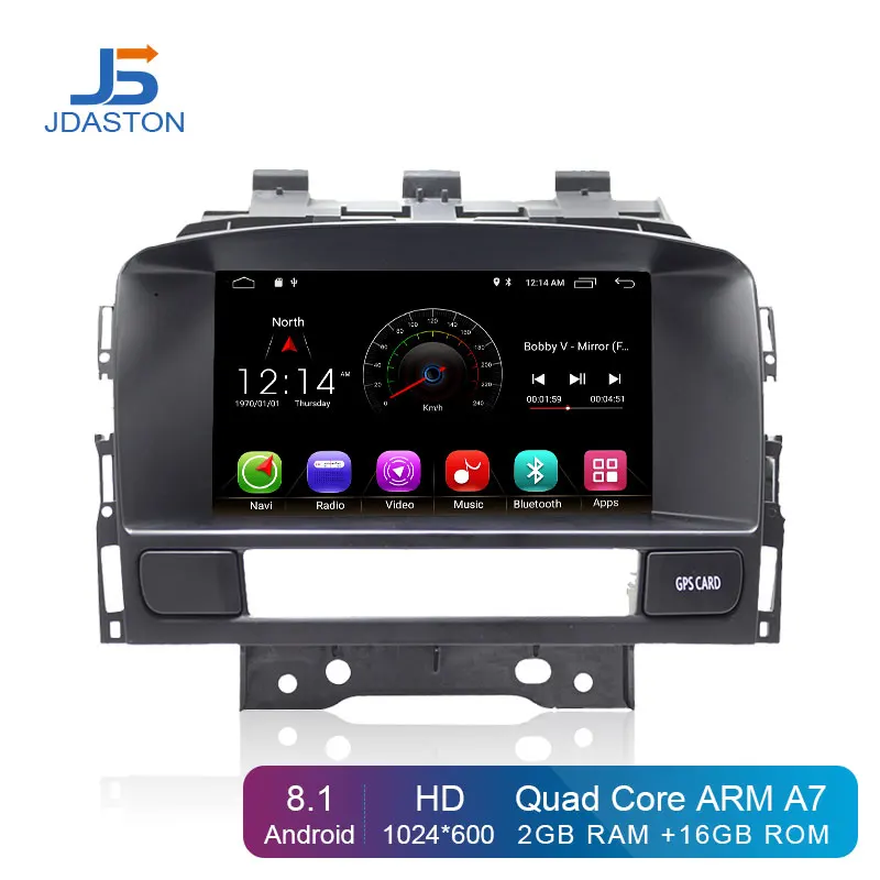 Flash Deal JDASTON Android 8.1 Car DVD Player For Buick Verano Vauxhall Opel Astra J 2 Din Car Radio GPS Navigation Multimedia Stereo WIFI 0