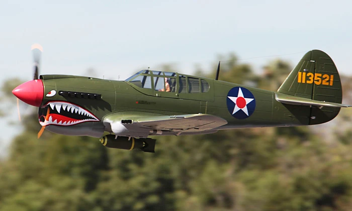 LX P40 2 м размах крыльев Warhawk зеленая картина модель ру аэроплана комплект/PNP/RTF