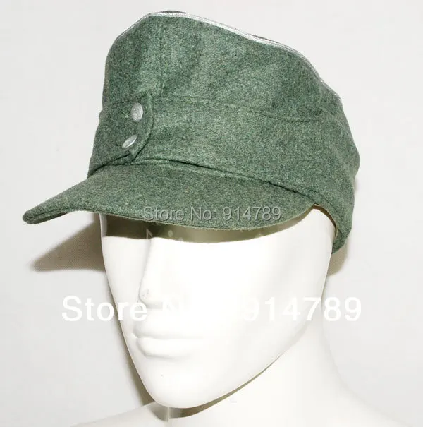 

WWII GERMAN WH OFFICER M43 PANZER WOOL FIELD CAP SIZE M -31734