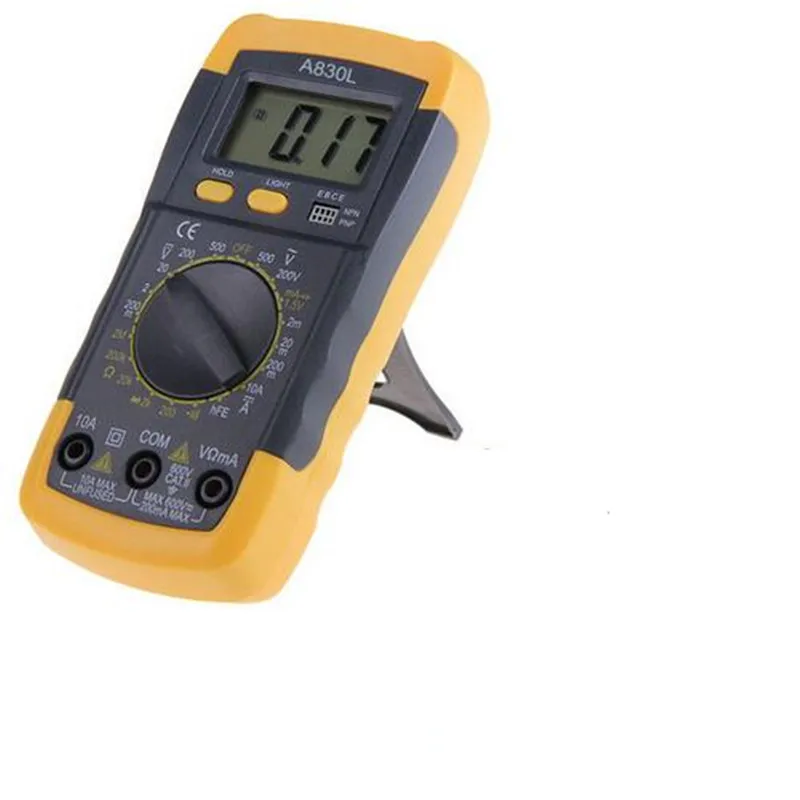 Electric Handheld LCD Digital Multimeter Ammeter Voltmeter Ohmmeter AC