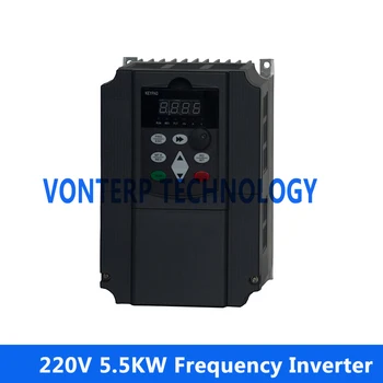 

frequency Inverter 5.5KW, 220V Single phase input 220v three-phase output 5.5KW frequency converter