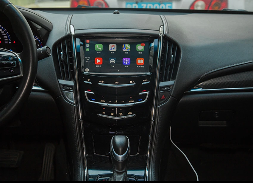 Liislee 2 din Android для Cadillac ATS ATS-L XTS SRX CTS автомобильный мультимедийный плеер gps навигация Видео Радио Bluetooth